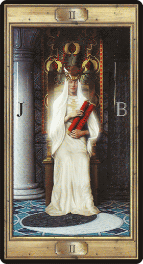 High Priestess. Tarot "Universal Key"