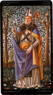 The Hierophant. Botticelli Tarot
