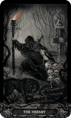 The Hermit. The Tarot of Vampyres [With Phantasmagoria] by Ian Daniels