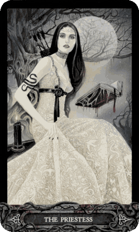 The High Priestess. Tarot of the Vampires by Ian Daniels