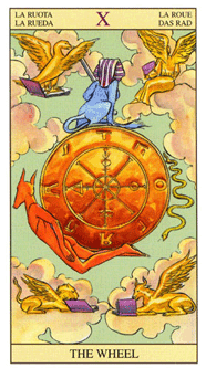 Wheel of Fortune. New Vision Tarot