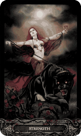 The Strength. The Tarot of Vampyres [With Phantasmagoria] by Ian Daniels