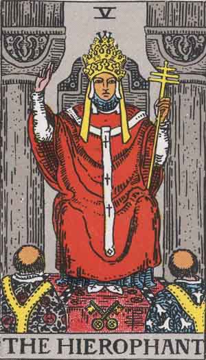 The Hierophant Tarot Card Meaning – 5th Arcana