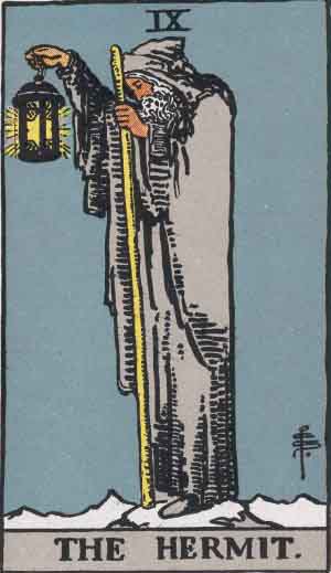 The Hermit Tarot Card Meaning – 9th Arcana