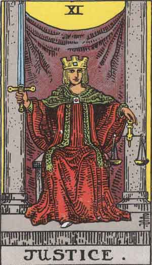 The Justice Tarot Card Meaning – 11th Arcana