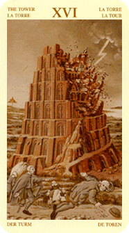 The Tower. The Bruegel Tarot