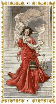 The Justice. Romantic Tarot