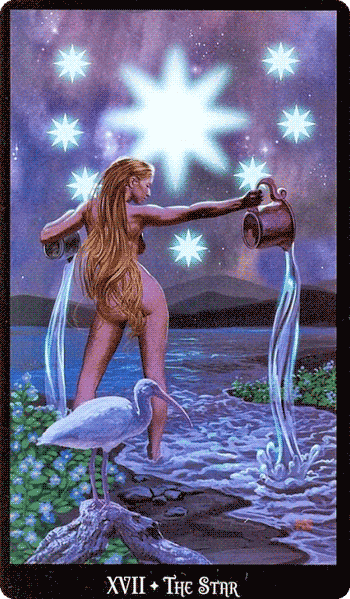 The Star. Witchcraft Tarot by Ellen Dugan