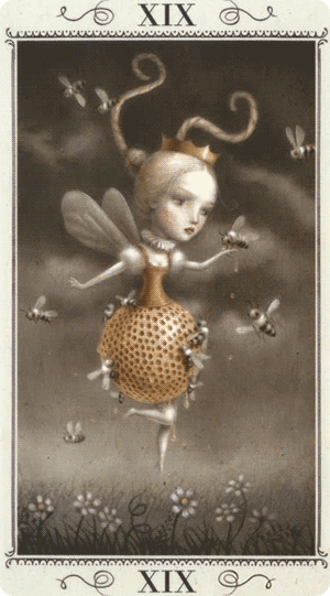 The Sun. Tarot by Nicoletta Ceccoli