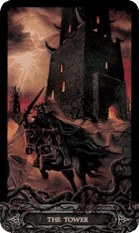 The Tower. The Tarot of Vampyres [With Phantasmagoria] by Ian Daniels