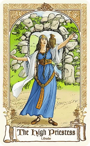 The High Priestess. Fairy Tarot by Karen Mahoney
