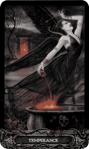 Temperance. The Tarot of Vampyres [With Phantasmagoria] by Ian Daniels