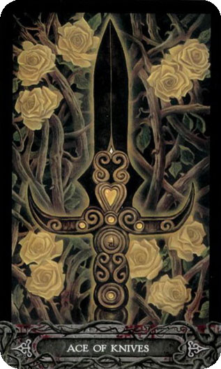 Ace of Swords. The Tarot of Vampyres [With Phantasmagoria] by Ian Daniels