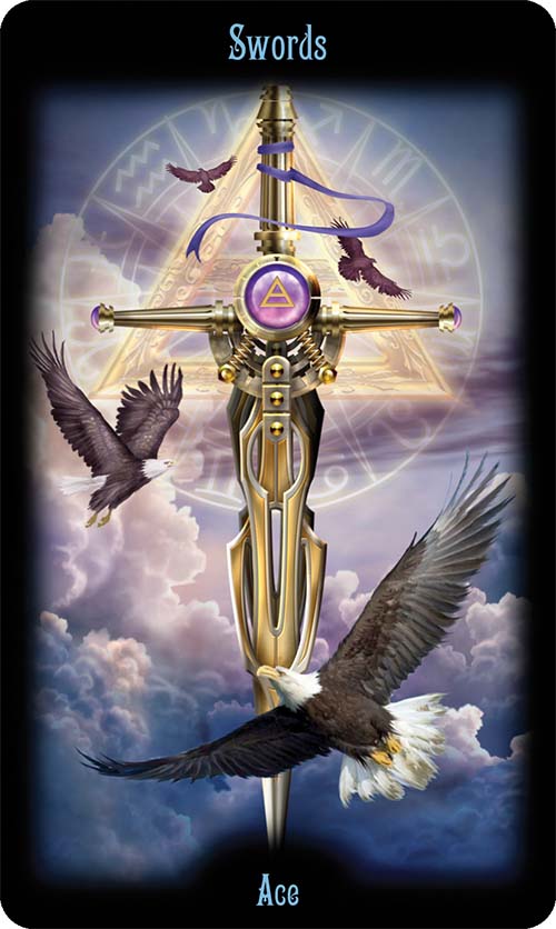 Ace of Swords. Legacy of the Divine Tarot by Ciro Marchetti