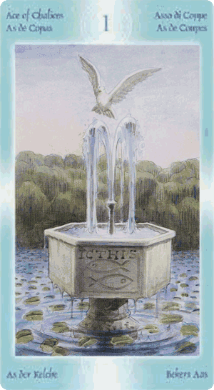 Ace of Cups. Tarot of Consequences by Corrine Kenner, Pietro Alligo