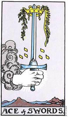 Ace of Swords Tarot Card Meanings 