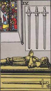 Four of Swords Tarot Card Meanings