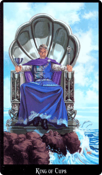 King of Cups. Witchcraft Tarot by Ellen Dugan