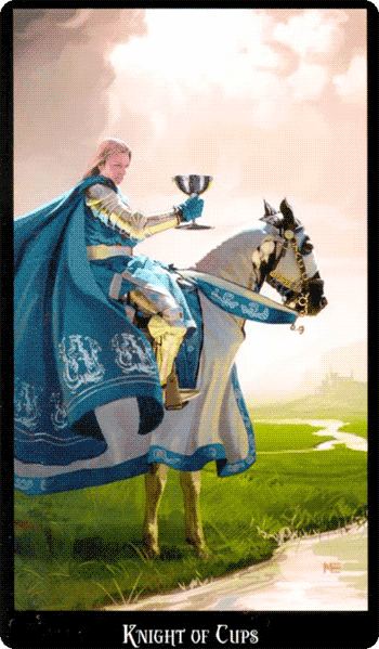 Knight of Cups. Witchcraft Tarot by Ellen Dugan