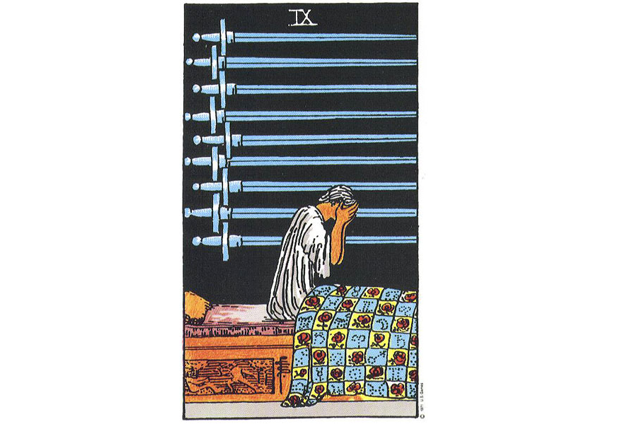 Nine of Swords Tarot Card Symbolism