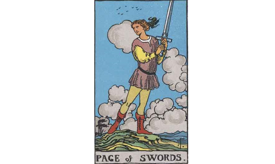 Page of Swords Tarot Card Symbolism