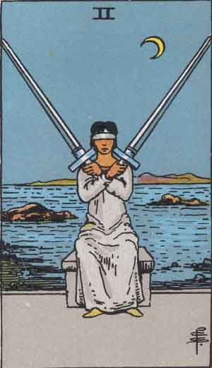 Two of Swords Tarot Card Meanings