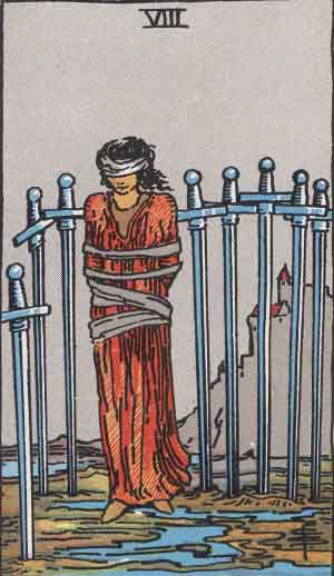 Eight of Swords Tarot Card Meanings