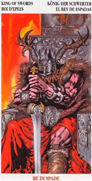 King of Swords. Celtic Tarot 