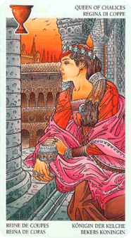 Queen of Cups. Mystery of Avalon Tarot