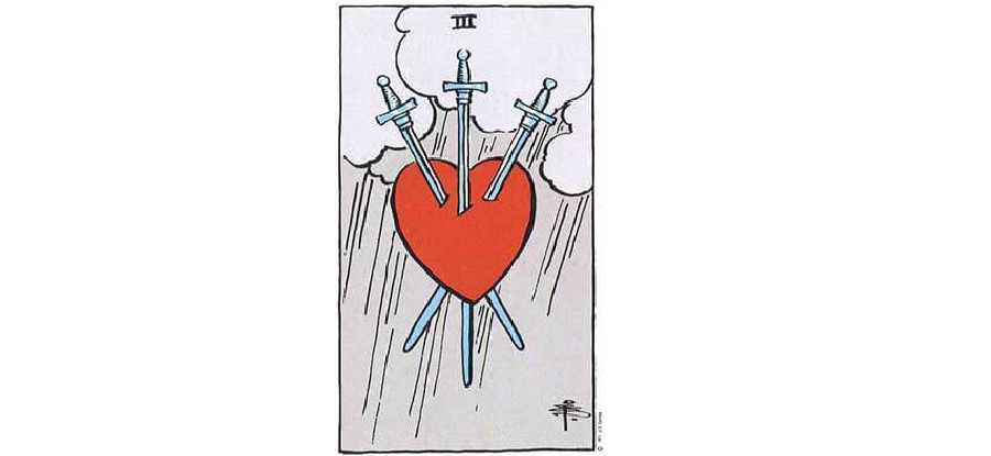 Three of Swords Tarot Card Symbolism