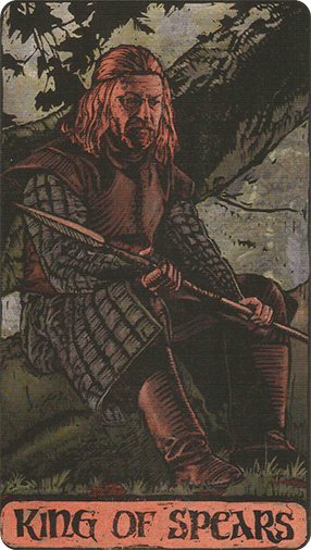 King of Wands. The Game of Thrones Tarot