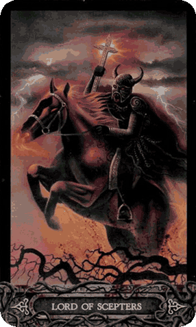 King of Wands. The Tarot of Vampyres [With Phantasmagoria] by Ian Daniels