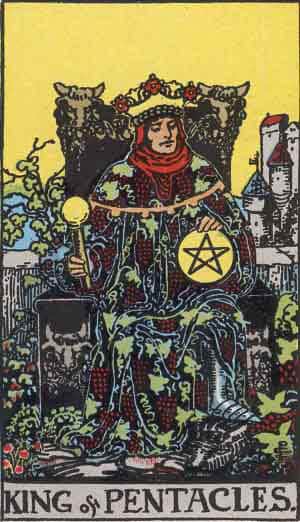 King of Pentacles Tarot Card