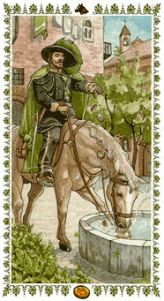 Knight of Pentacles. Romantic Tarot