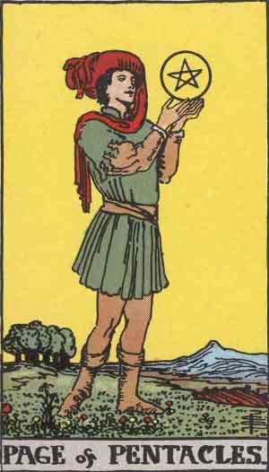 Page of Pentacles Card