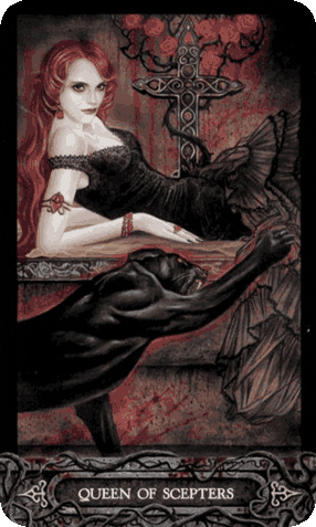 Queen of Wands. The Tarot of Vampyres [With Phantasmagoria] by Ian Daniels
