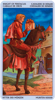 Knight of Pentacles. The Tarot of the 78 Doors