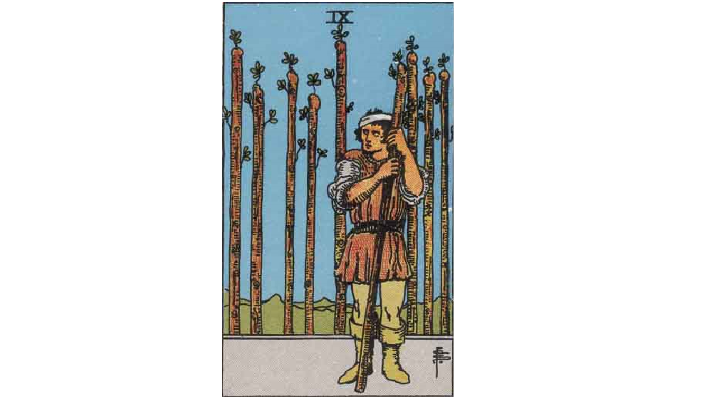 Nine of Wands Tarot Card Symbolism