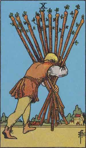 Ten of Wands Tarot