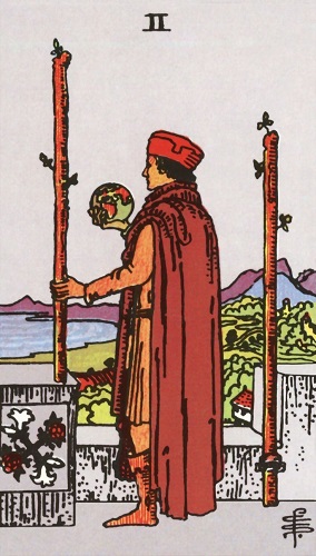 Two of Wands Tarot Card