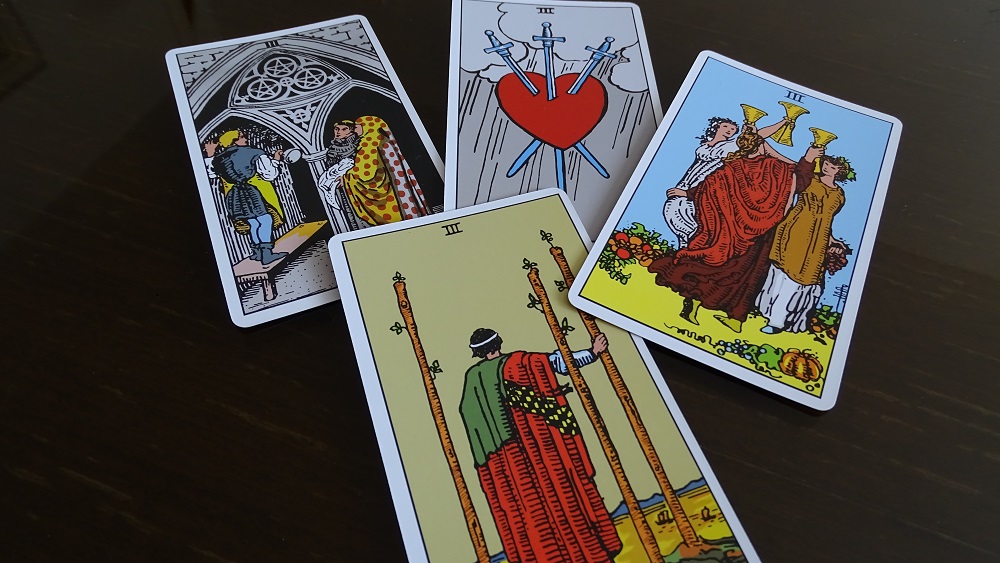 Cards of Three in Tarot