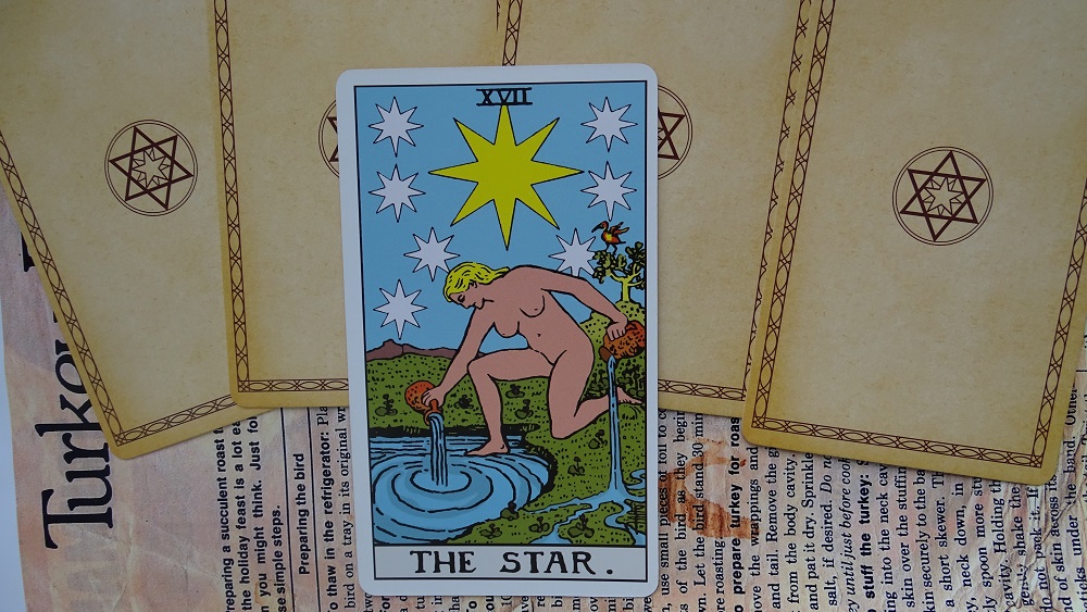 The Star. Rider Waite Tarot Deck
