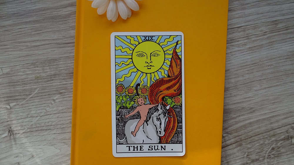 The Sun. Rider Waite Tarot Deck